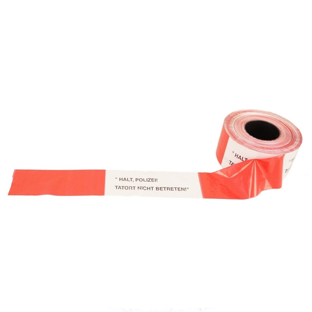 Absperrband gelb-schwarz 4