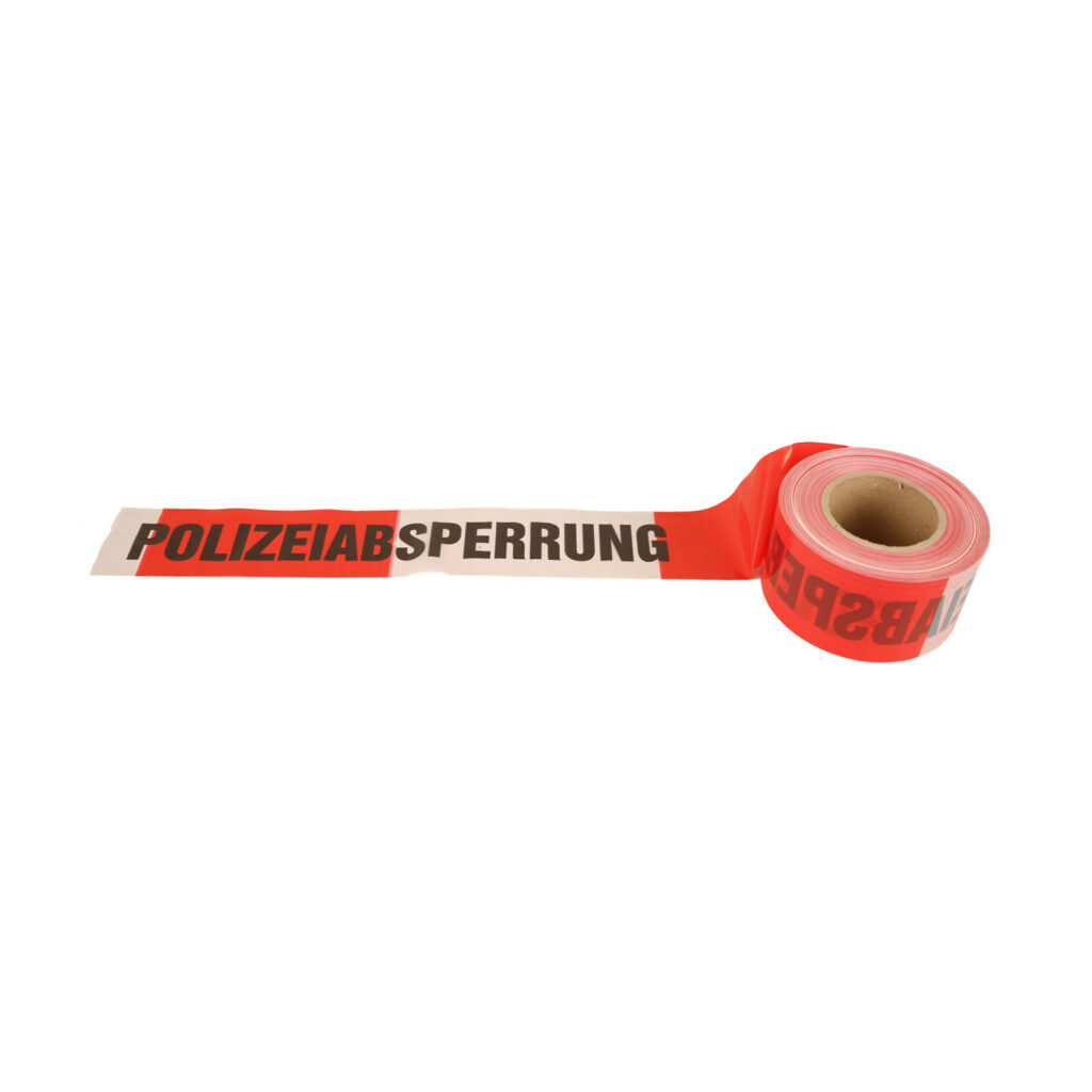 Absperrband rot-weiß