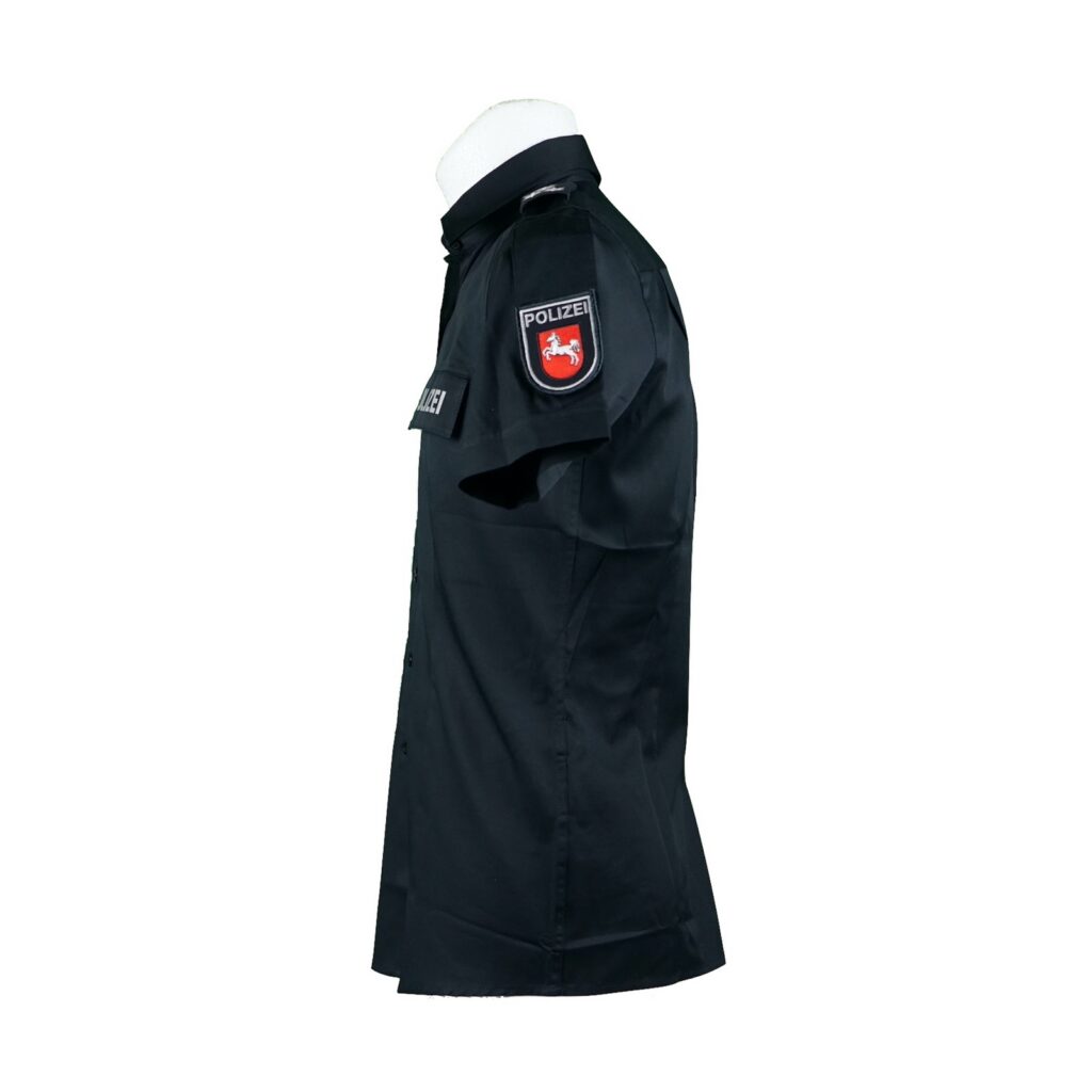Bluse dunkelblau kurzarm 8