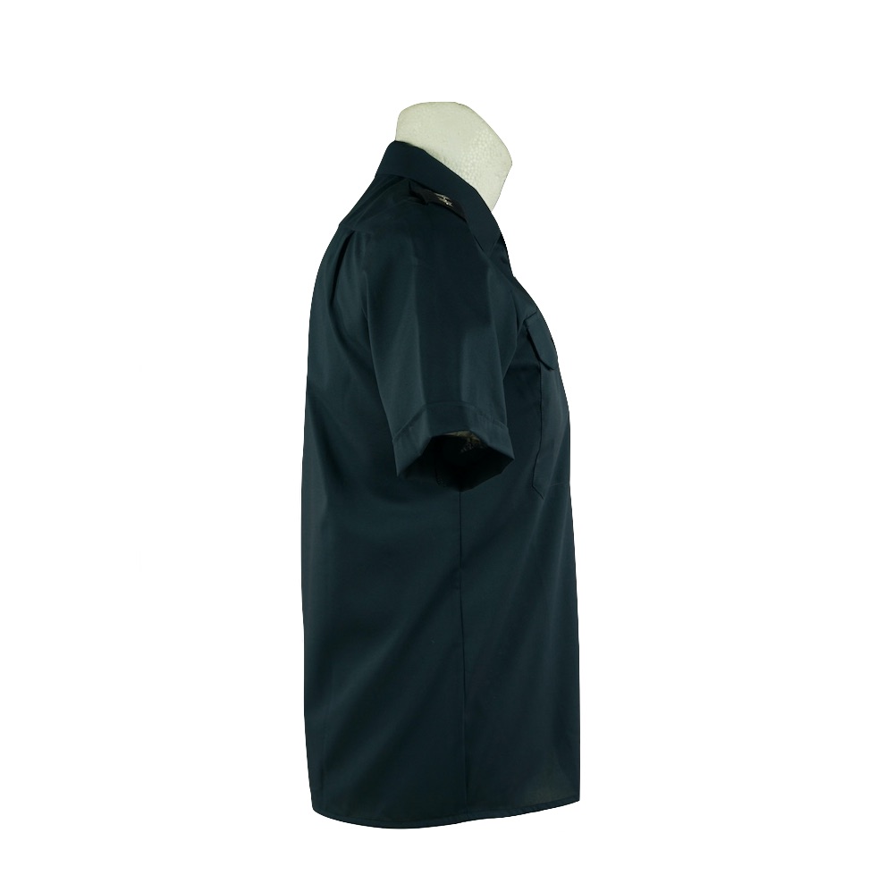 Bluse mittelblau kurzarm, Modell 2025 4