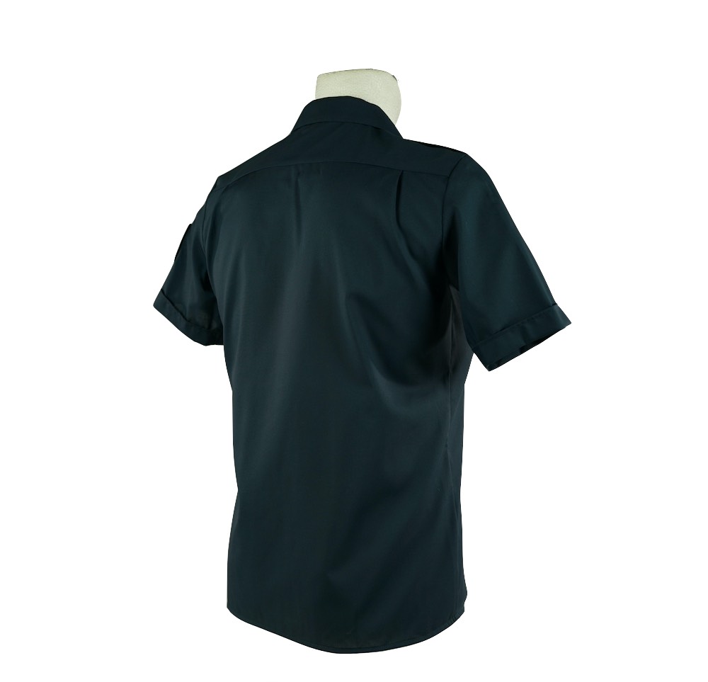 Bluse mittelblau kurzarm, Modell 2025 5