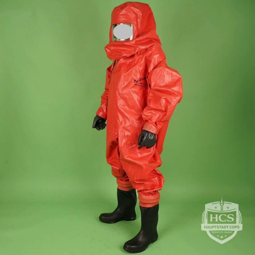 Chemieschutzanzug rot