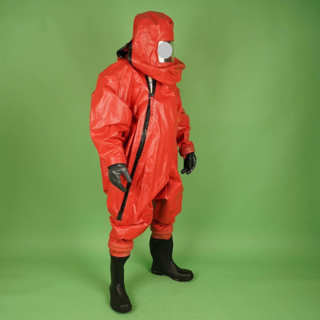 Chemieschutzanzug rot 8