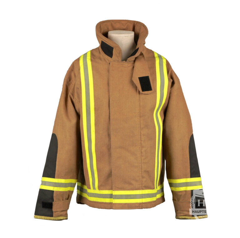 Feuerwehrjacke PbI mit schwarzen Ärmelschonern