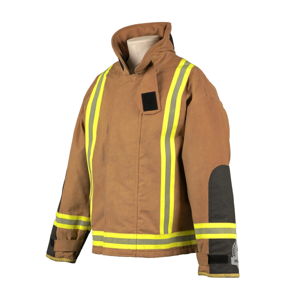 Feuerwehrjacke PbI mit schwarzen Ärmelschonern 3