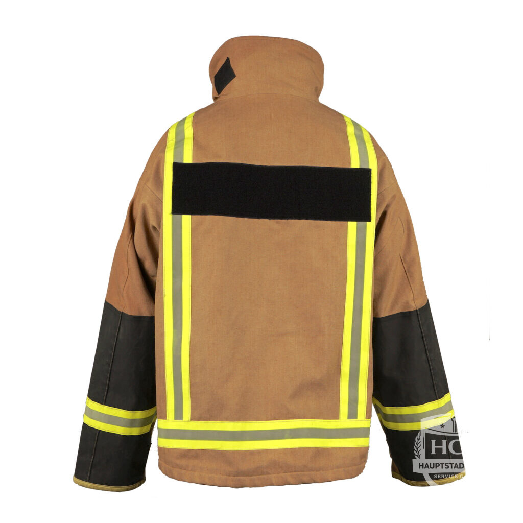 Feuerwehrjacke PbI mit schwarzen Ärmelschonern 6