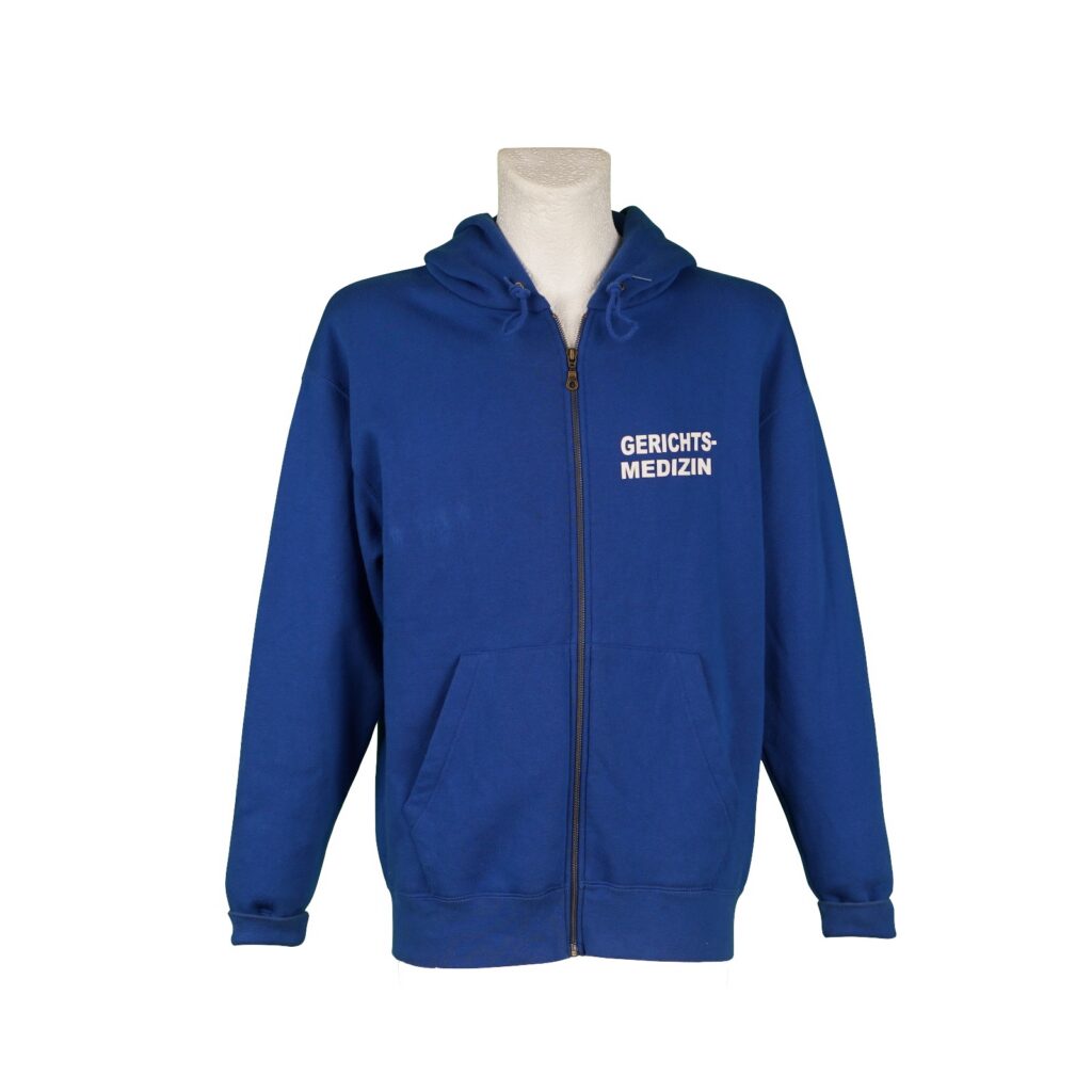 Gerichtsmedizin Kaputzenjacke