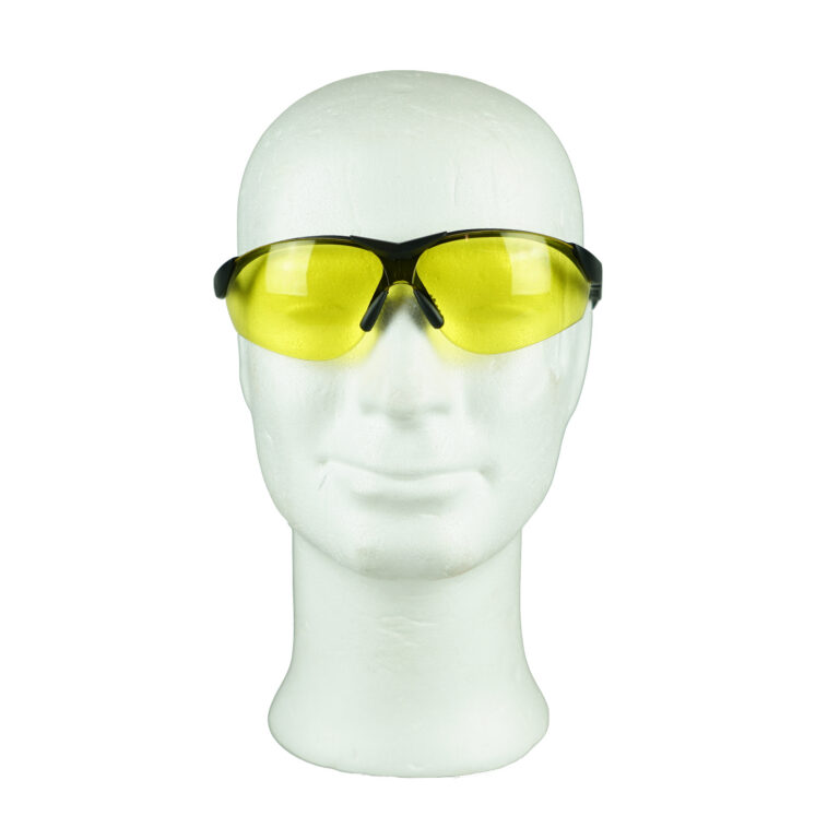 Schutzbrille mit Bügel gelbes Glas