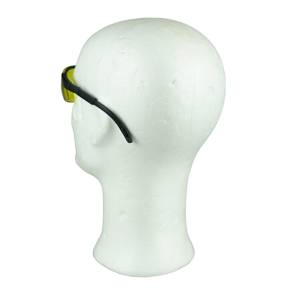 Schutzbrille mit Bügel gelbes Glas 5