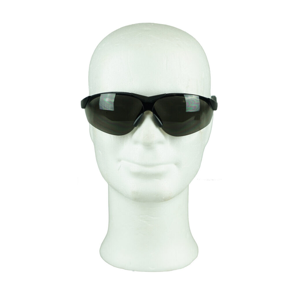 Schutzbrille mit Bügel schwarzes Glas