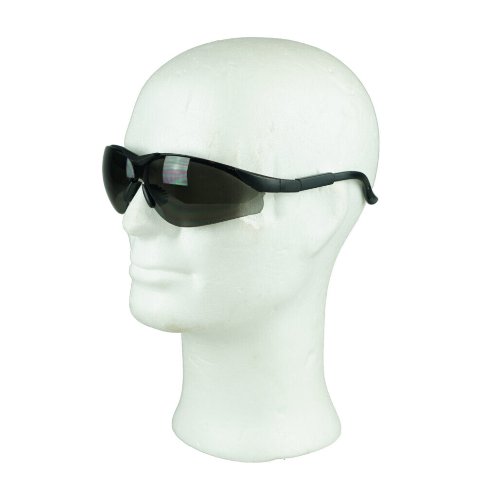 Schutzbrille mit Bügel schwarzes Glas 3