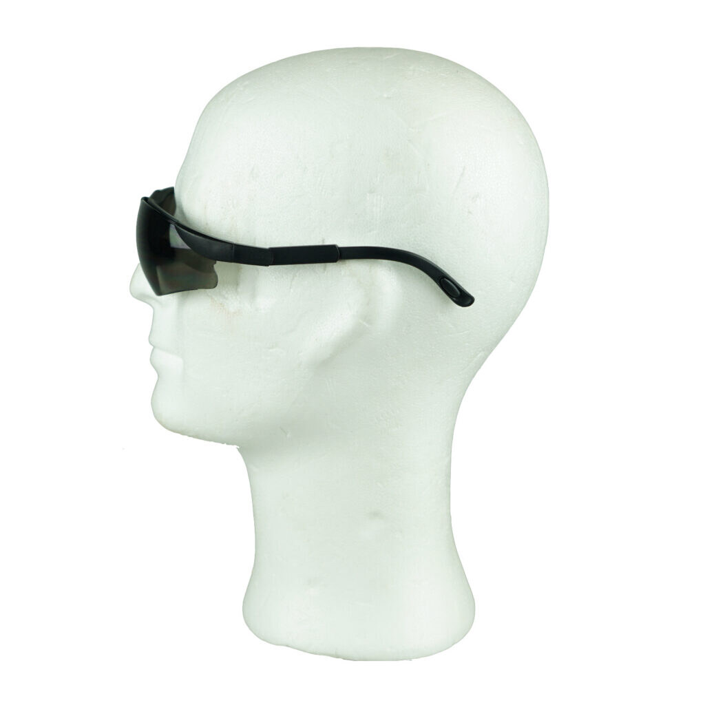 Schutzbrille mit Bügel schwarzes Glas 4