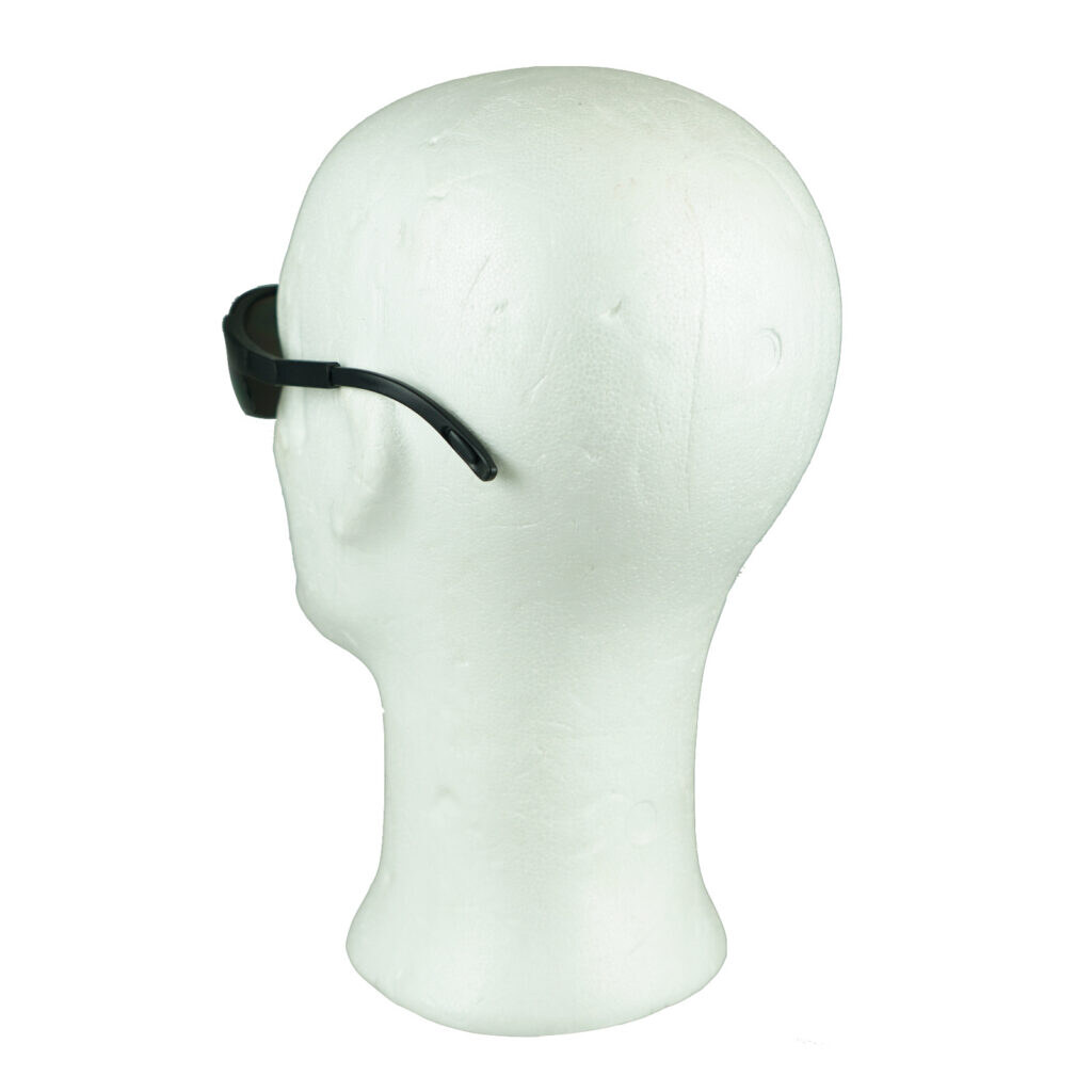Schutzbrille mit Bügel schwarzes Glas 5