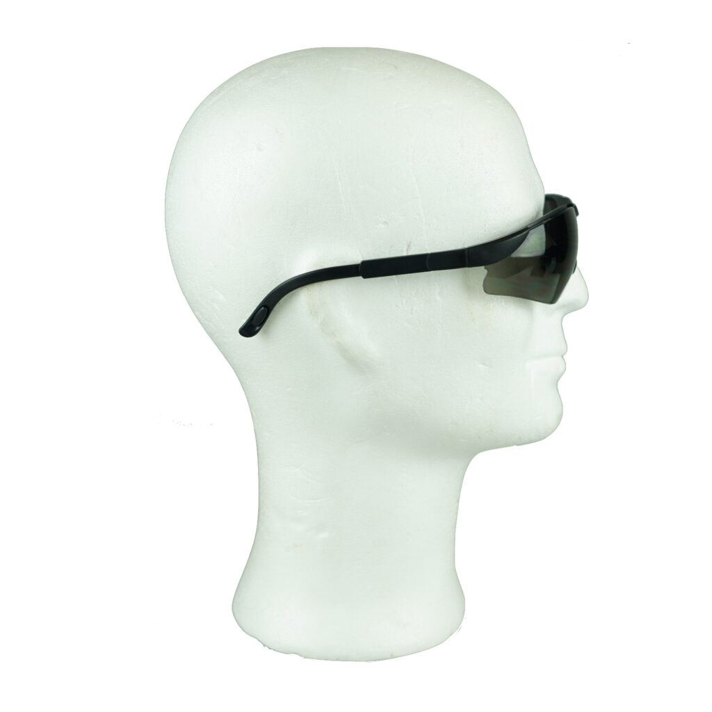Schutzbrille mit Bügel schwarzes Glas 8