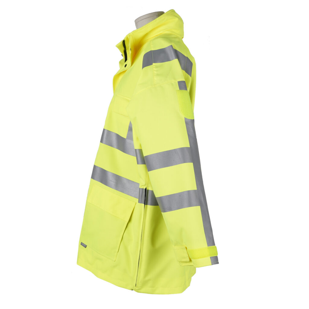 Warnschutzjacke Polizei gelb, lang 4