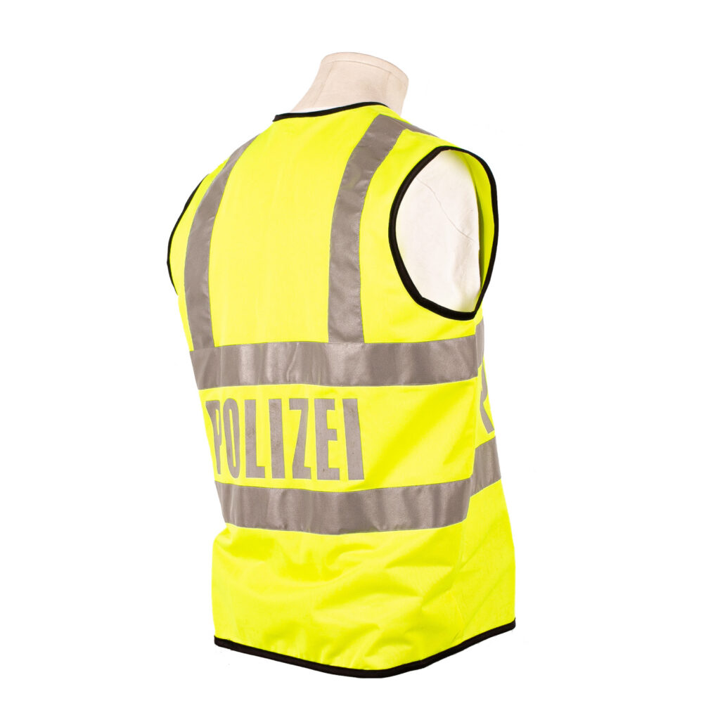 Warnweste gelb silberreflex Streifen 7